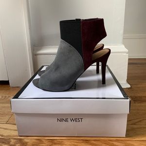 EUC Fall Ankle Leather Booties from Nine West